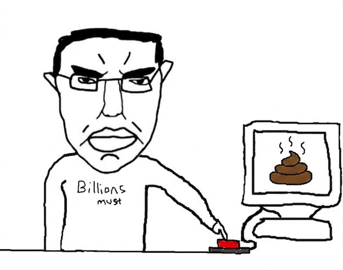 billions must poop